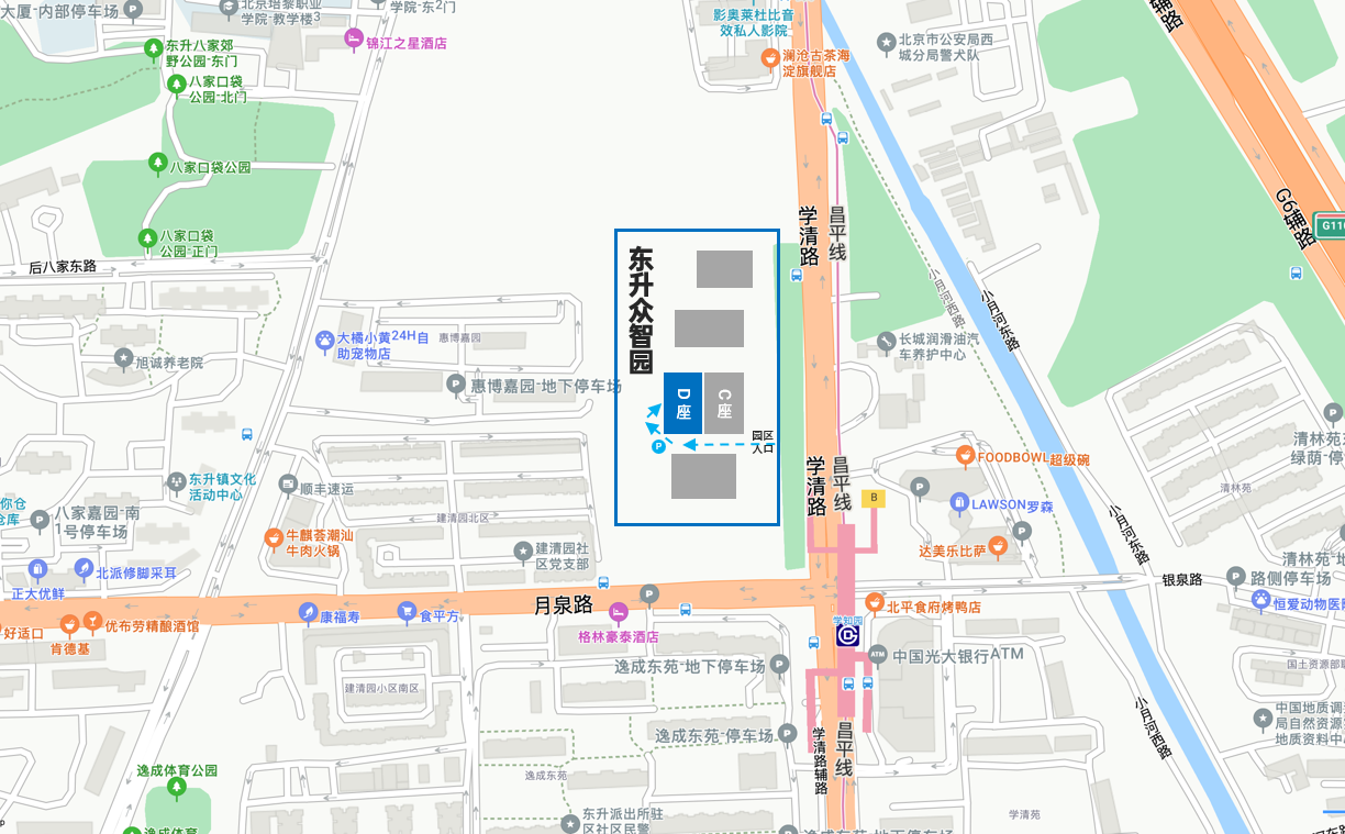 东升众智园位置示意图